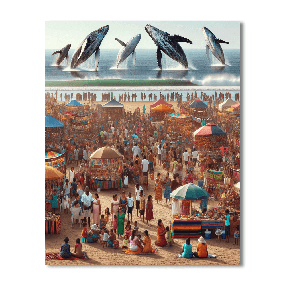 Harvey Bay Whale Festival - Australia Paint By Number