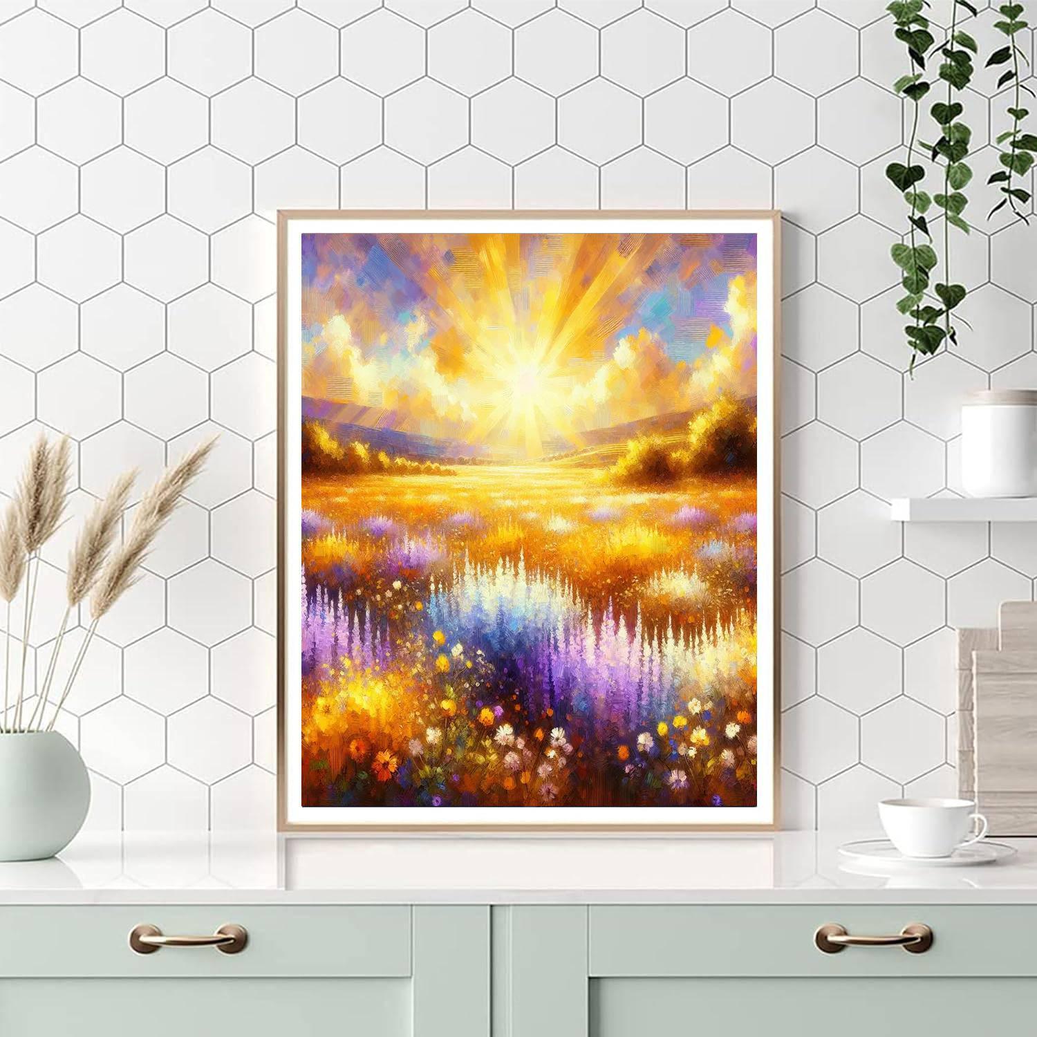 Wildflower Fields Escape Paint By Numbers Kits