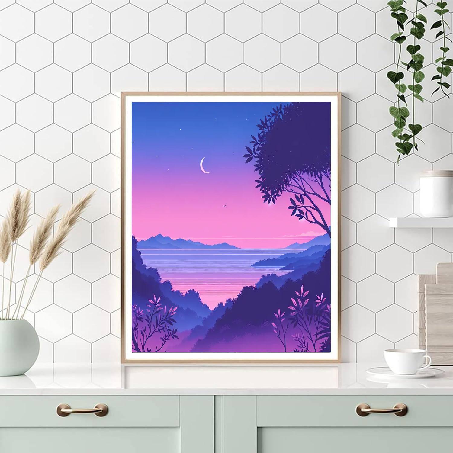 Serenity At Twilight DIY Paint By Numbers