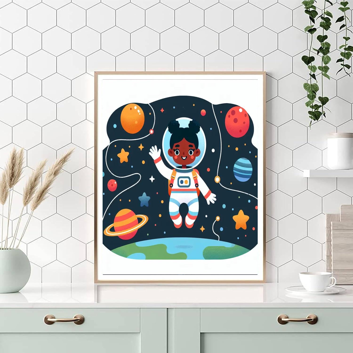 Super Fun Space Painting Number Kit