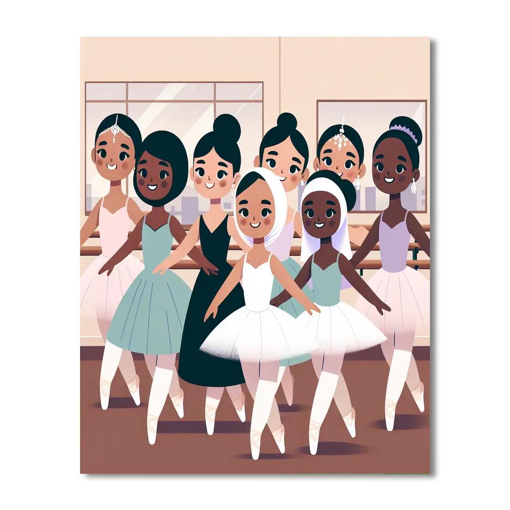 Ballerina Dreams Numbered Painting Kits