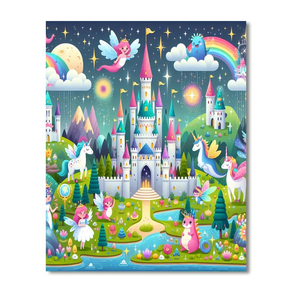 Magical Kingdom Festival DIY Paint By Numbers