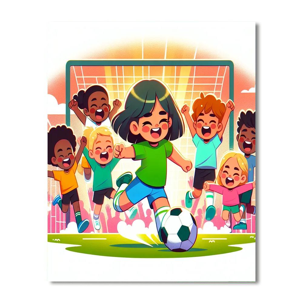 Sports Adventure Challenge Numbered Painting Kits