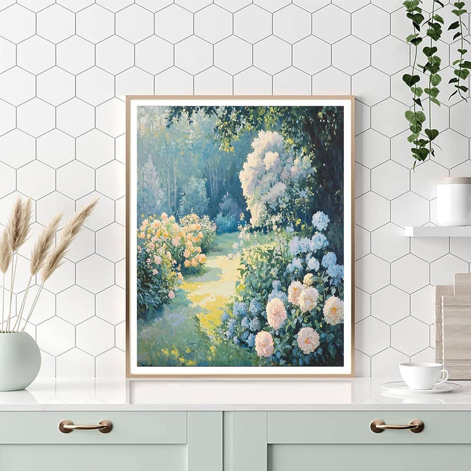 Edgar Degas Inspired Sunlit Gardens Of Tranquility  Numbered Painting Kits