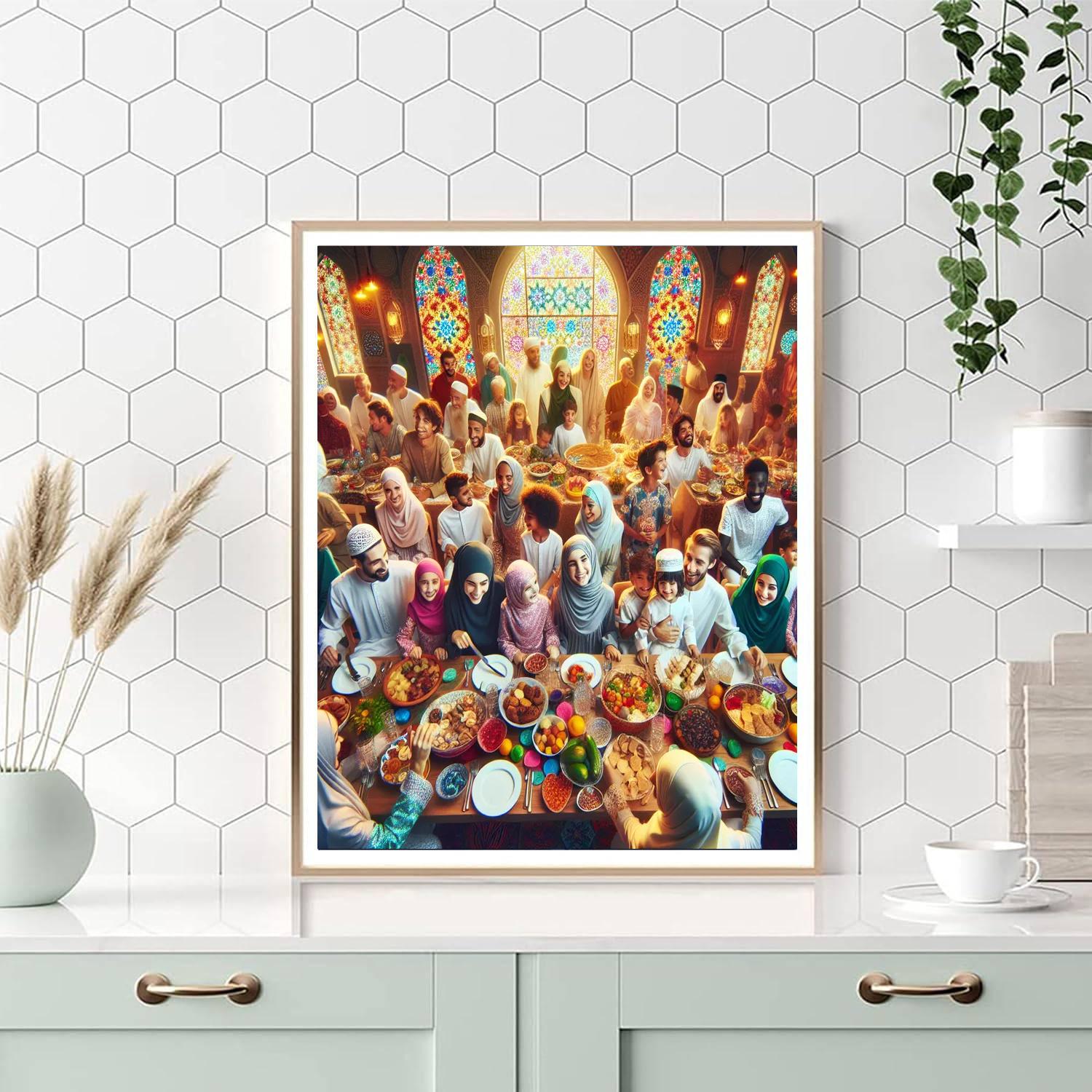 Eid Al-fitr - Worldwide Number Painting