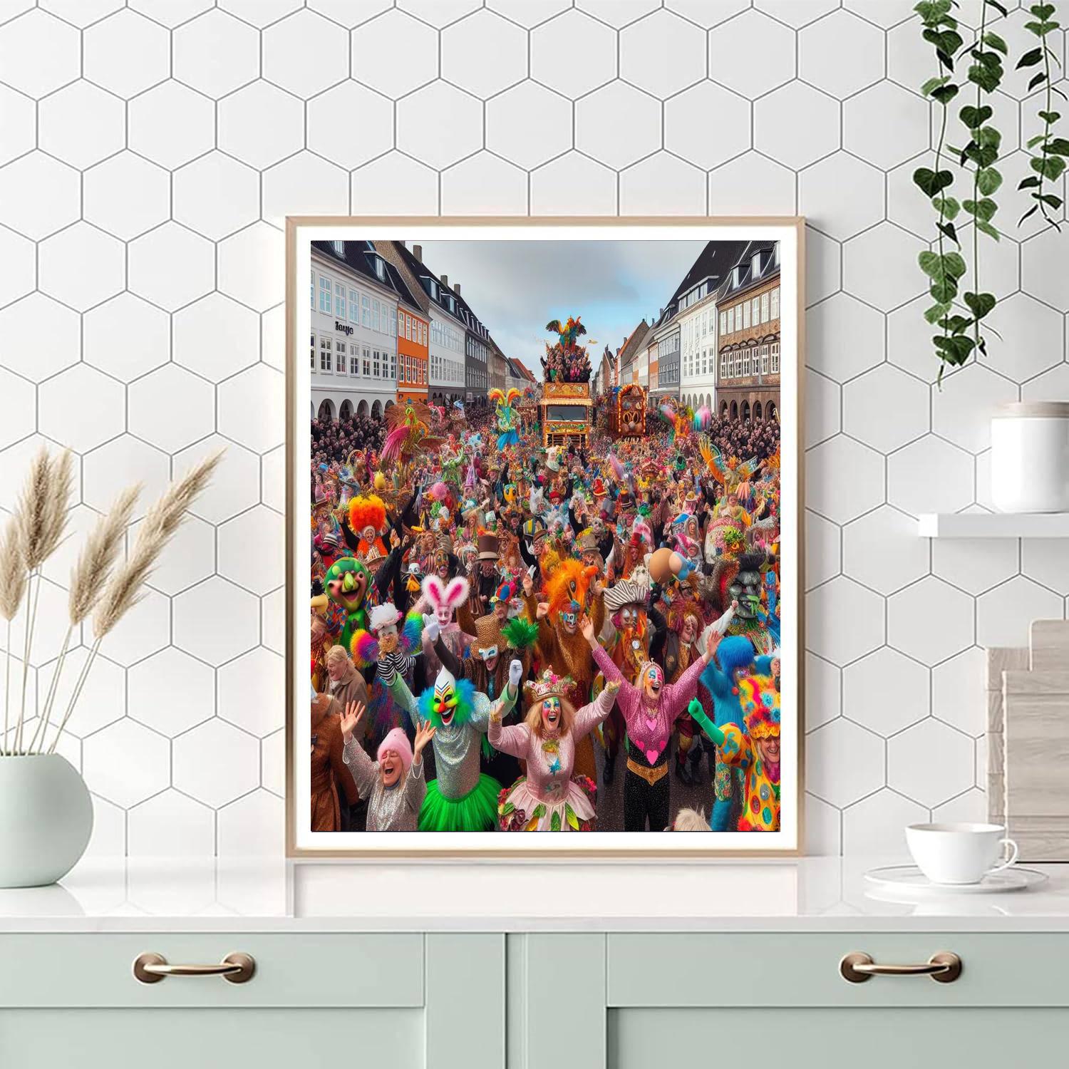 Aalborg Carnival - Aalborg, Denmark Number Painting