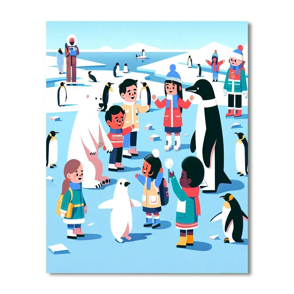 Polar Ice Exploration Paint By Color