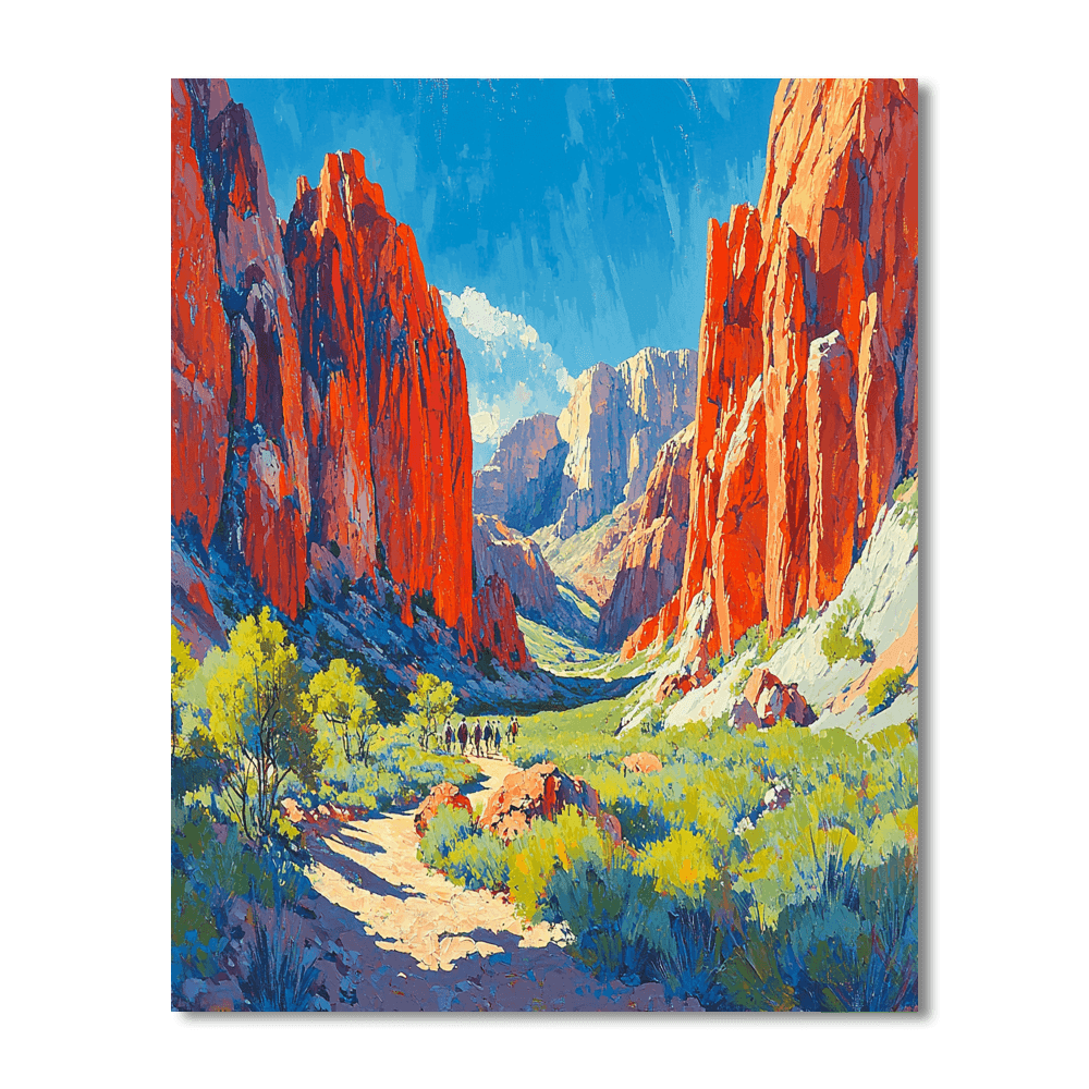 Red Rock Canyon Numbered Painting Kits