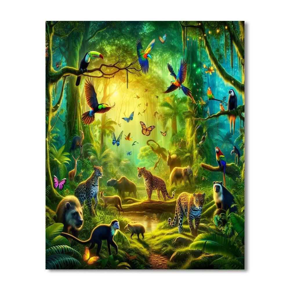 Exotic Amazon Adventure Paint By Number