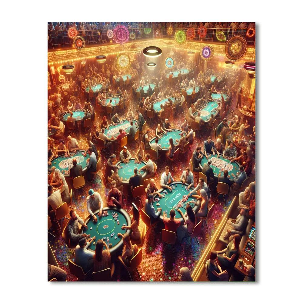 World Series Of Poker - Usa Painting Number Kit