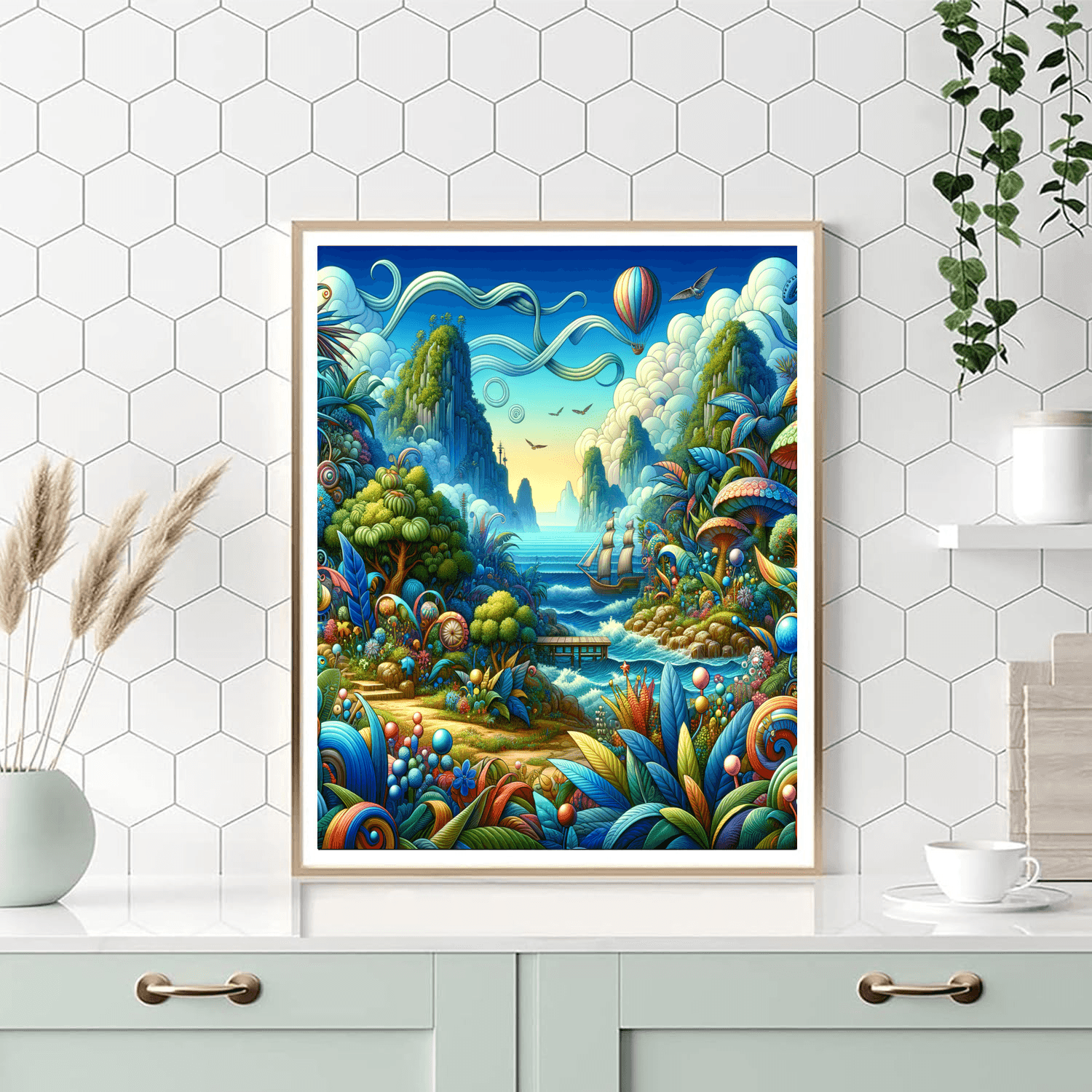 Fantasy Island Adventure DIY Paint By Numbers