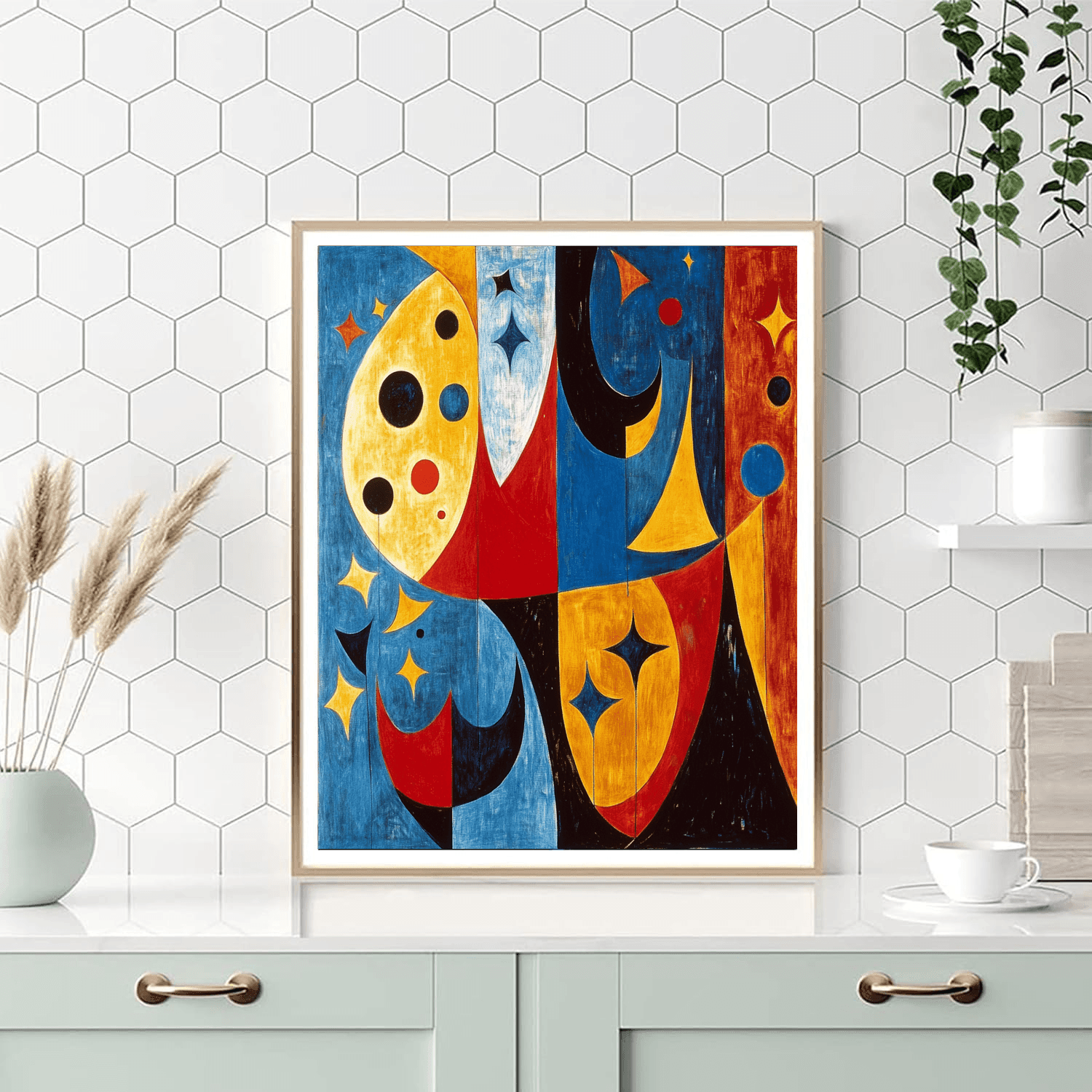 Joan Miró Inspired Dreamy Daydreams  Paint By Numbers Art