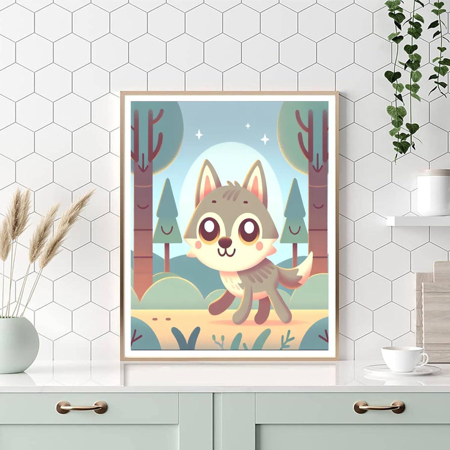 Wandering Wolf Paint By Numbers Kits