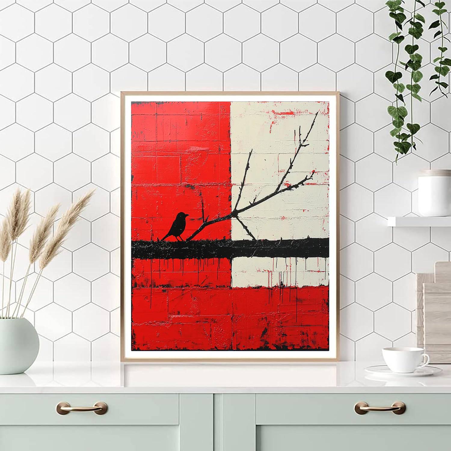 Banksy Inspired The Silent Protest  Numbered Painting Kits