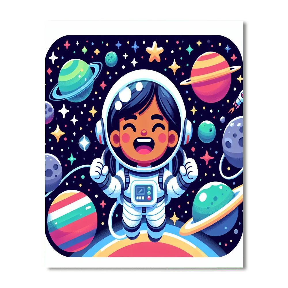Space Explorer Adventures Numbered Painting Kits