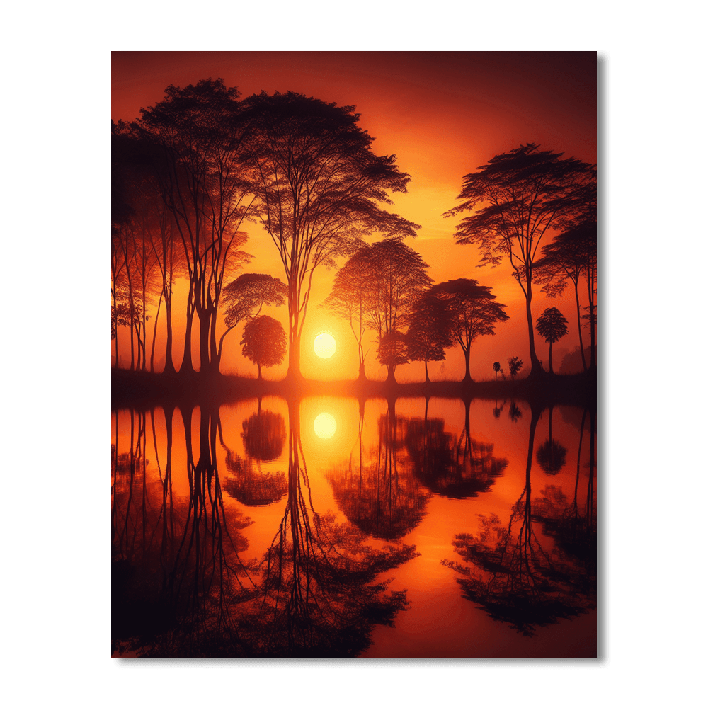 Evening Serenade Number Painting