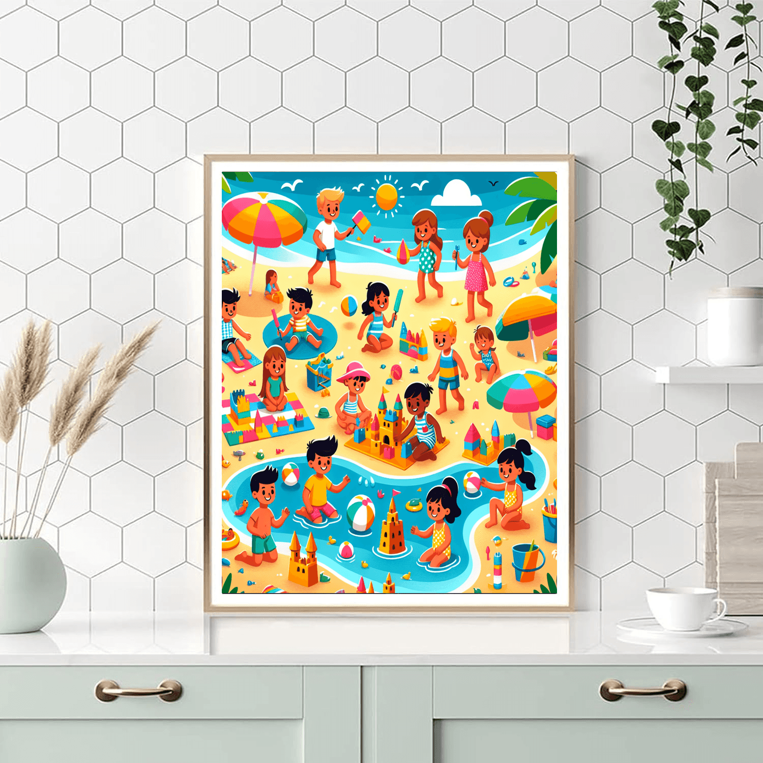 Joyful Summer Splash Paint By Color