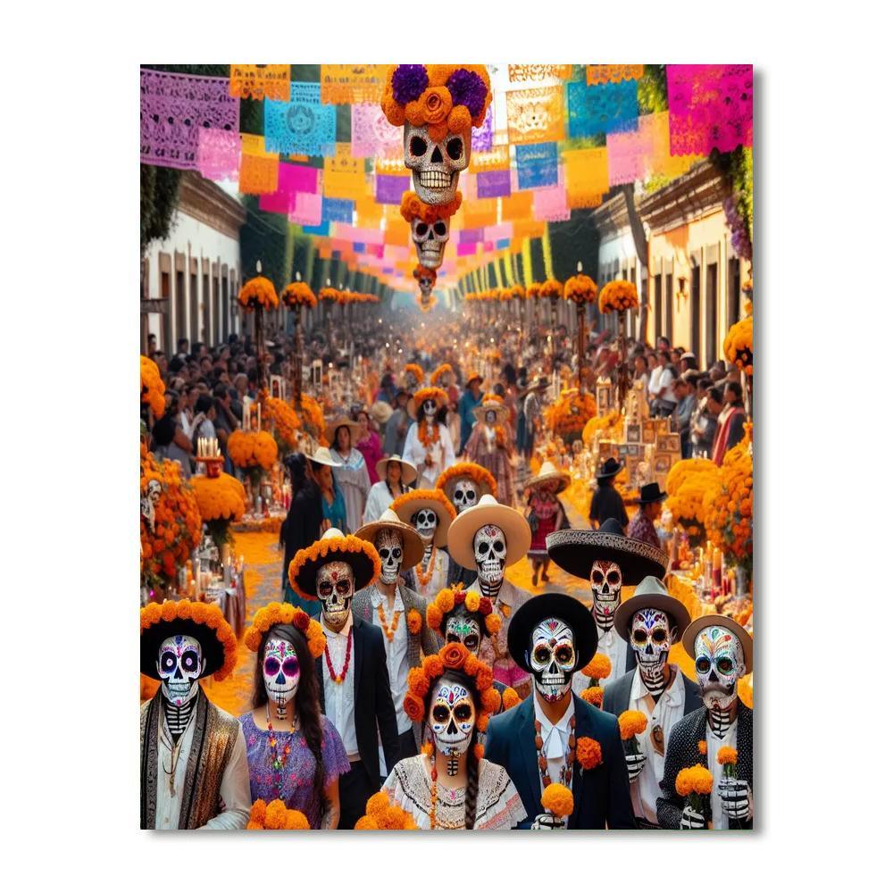 Oaxaca Day Of The Dead Paint By Number