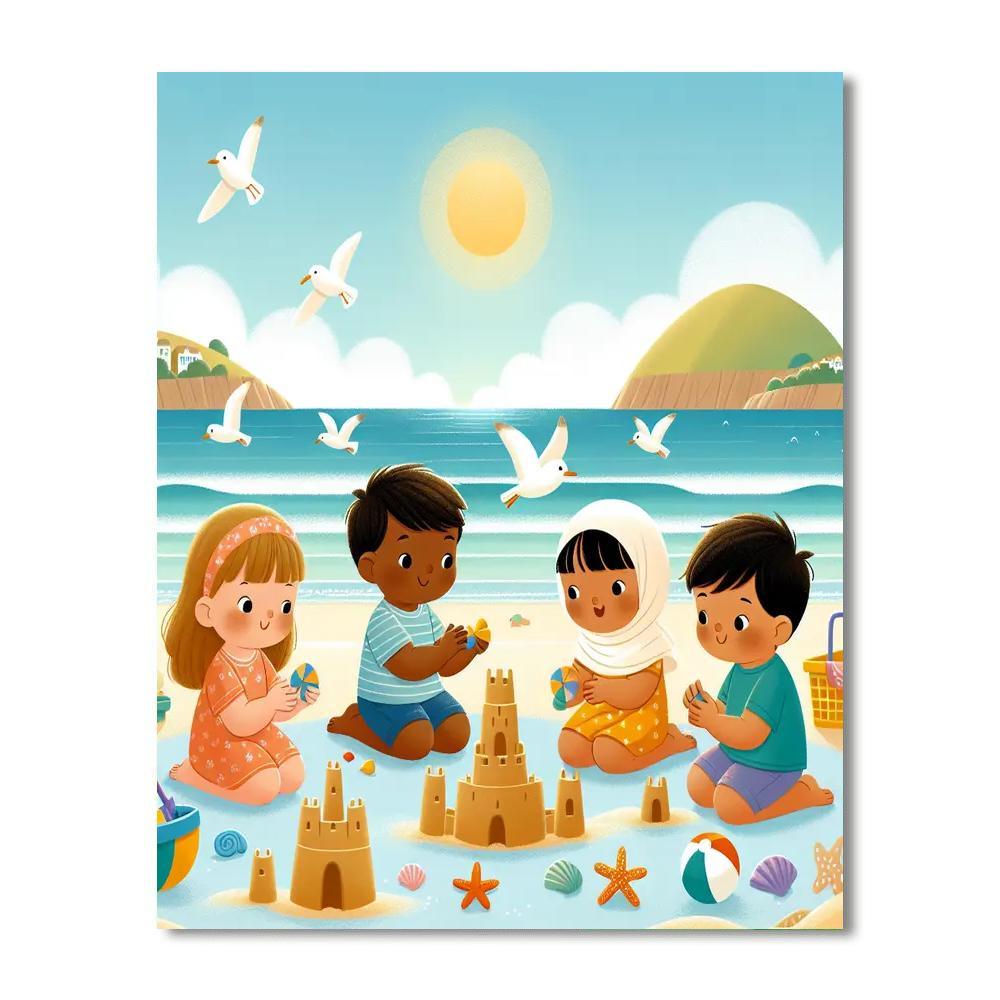 Sunny Ocean Bay Painting By Numbers Kit