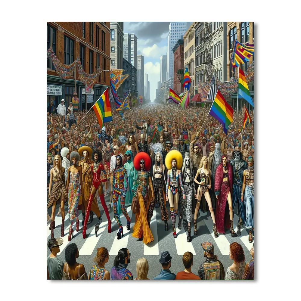 Jember Fashion Carnaval - Indonesia Paint By Number