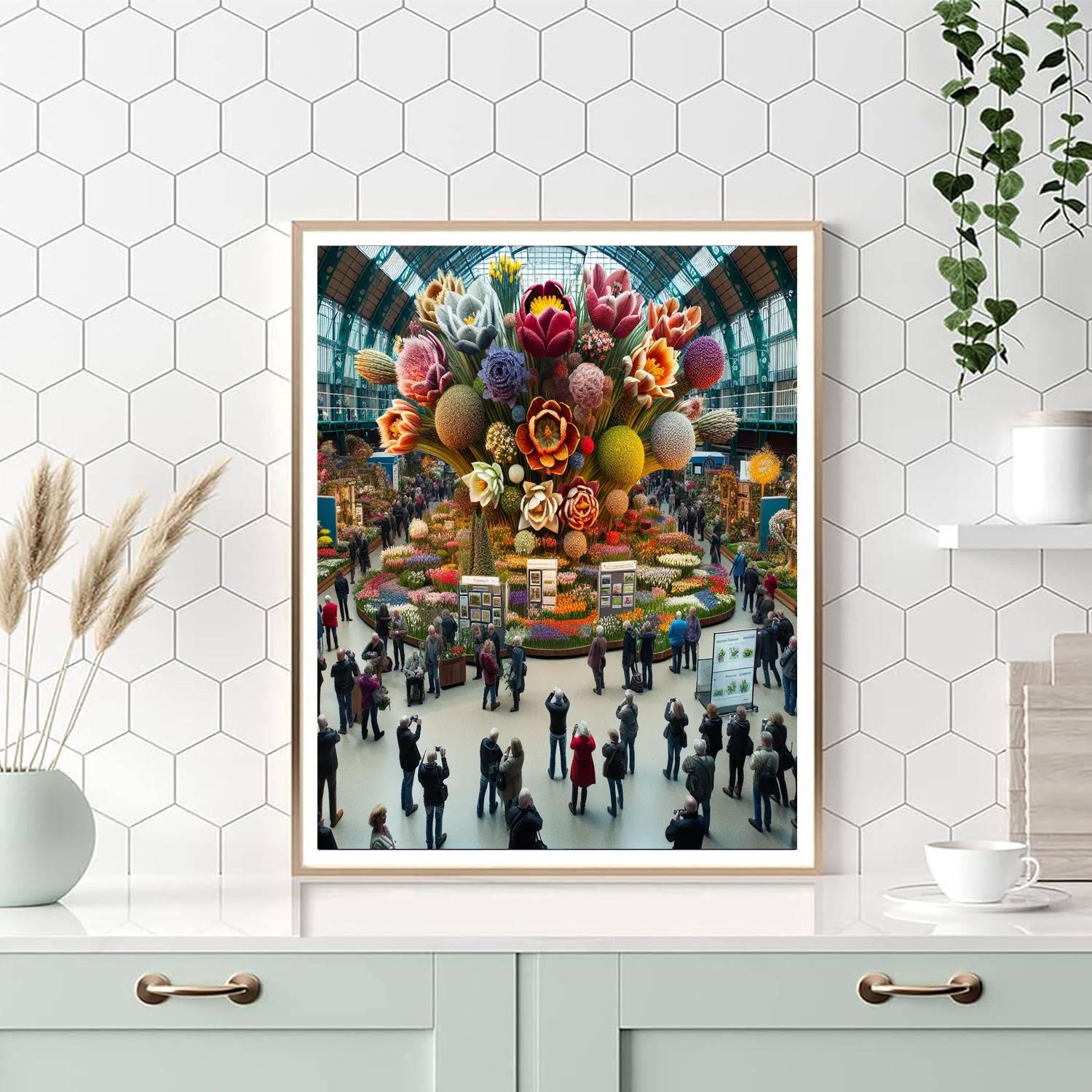 Holland Flower Festival - Zwaagdijk, Netherlands Number Painting