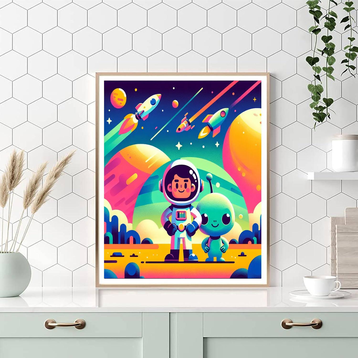 Galaxy Guardians Adventure DIY Paint By Numbers