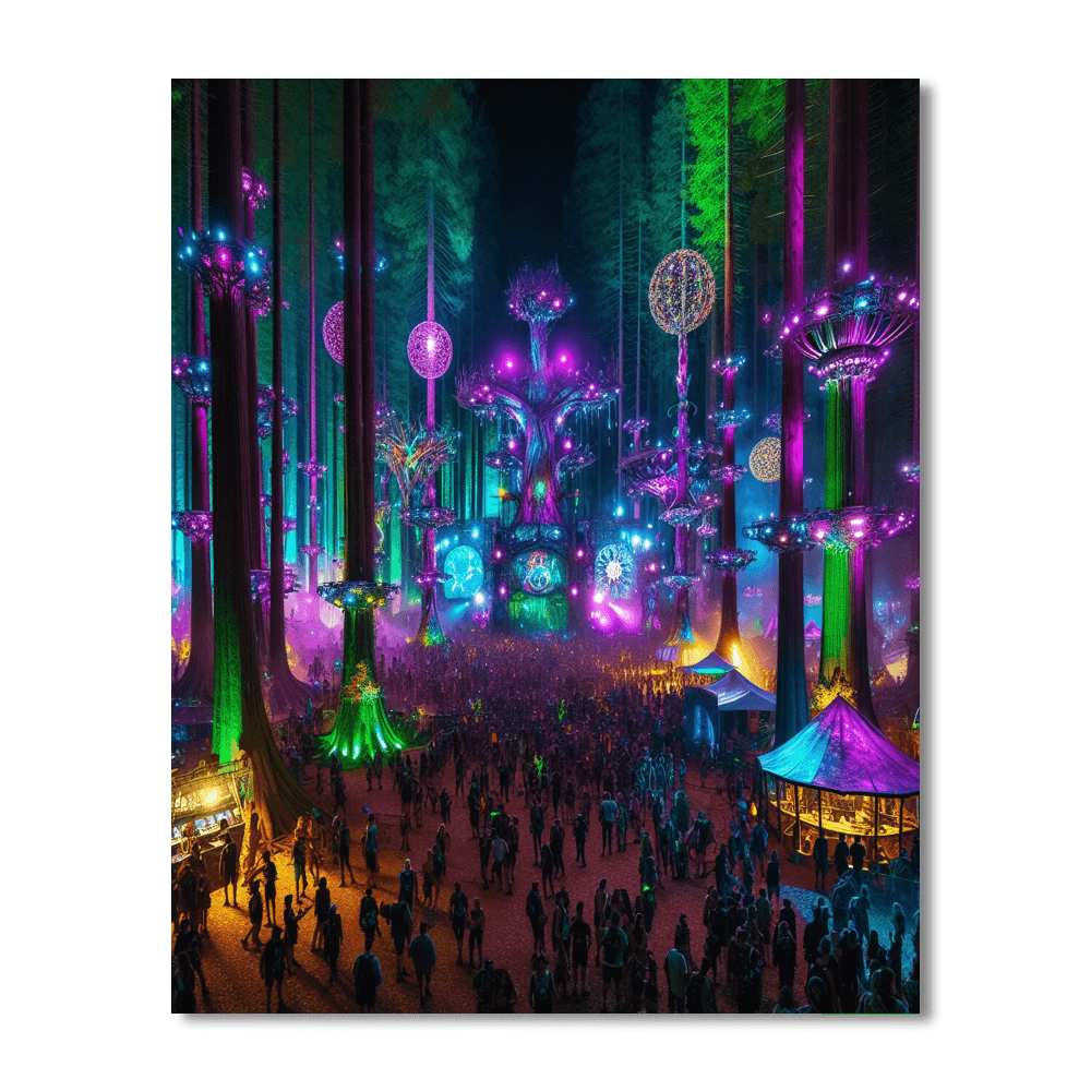 Electric Forest Festival - Michigan, Usa Paint By Numbers