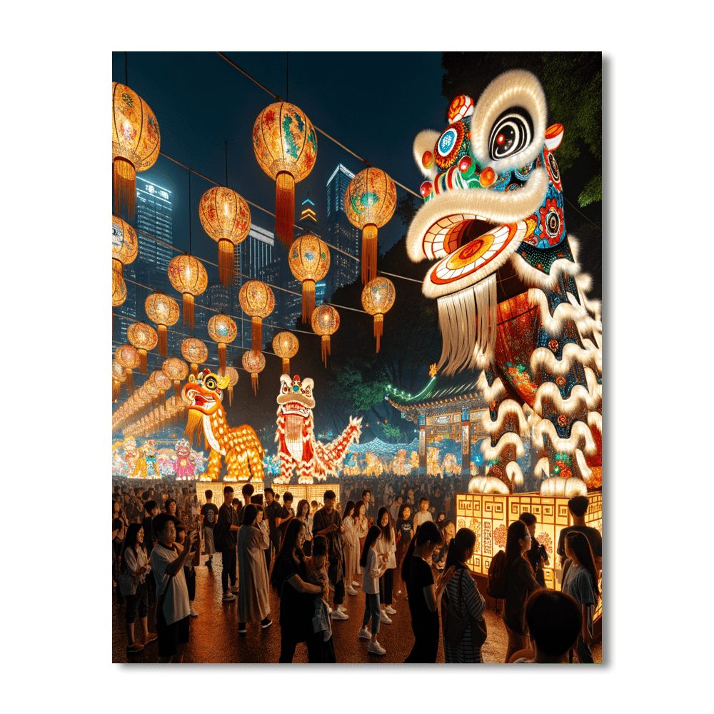 Lantern Festival - Hong Kong Paint By Number