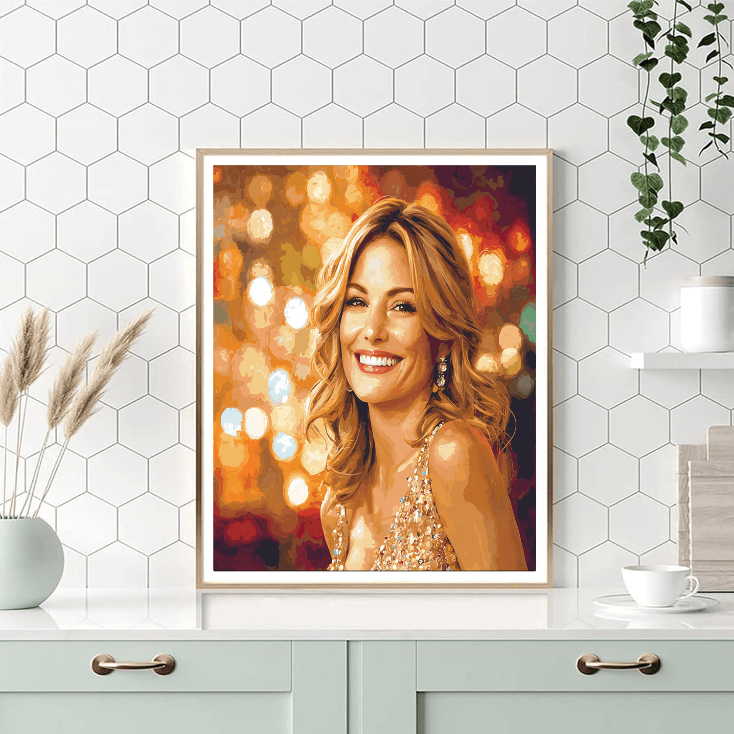 Julia Roberts: A Smile Across The Silver Screen Painting By Numbers Kit