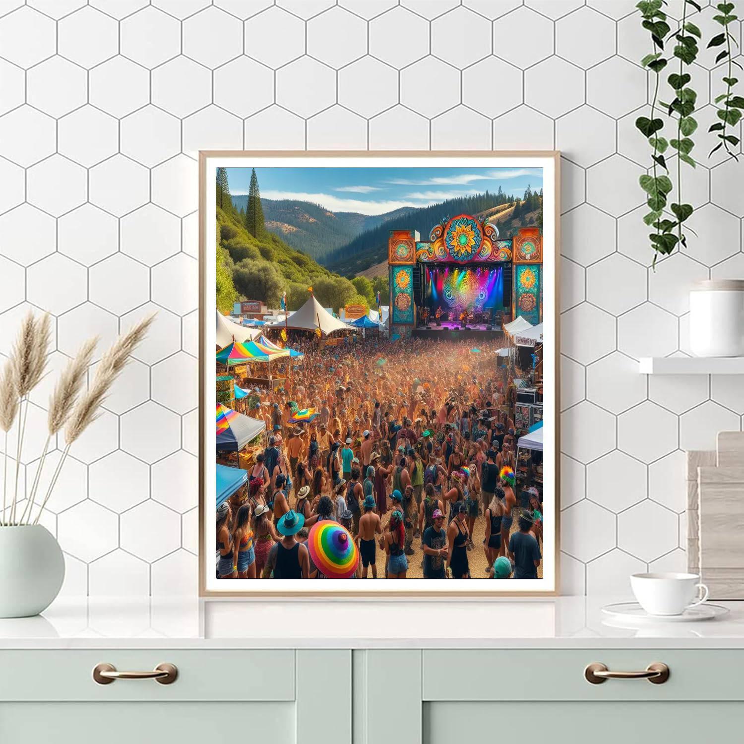 Sierra Nevada World Music Festival Number Painting