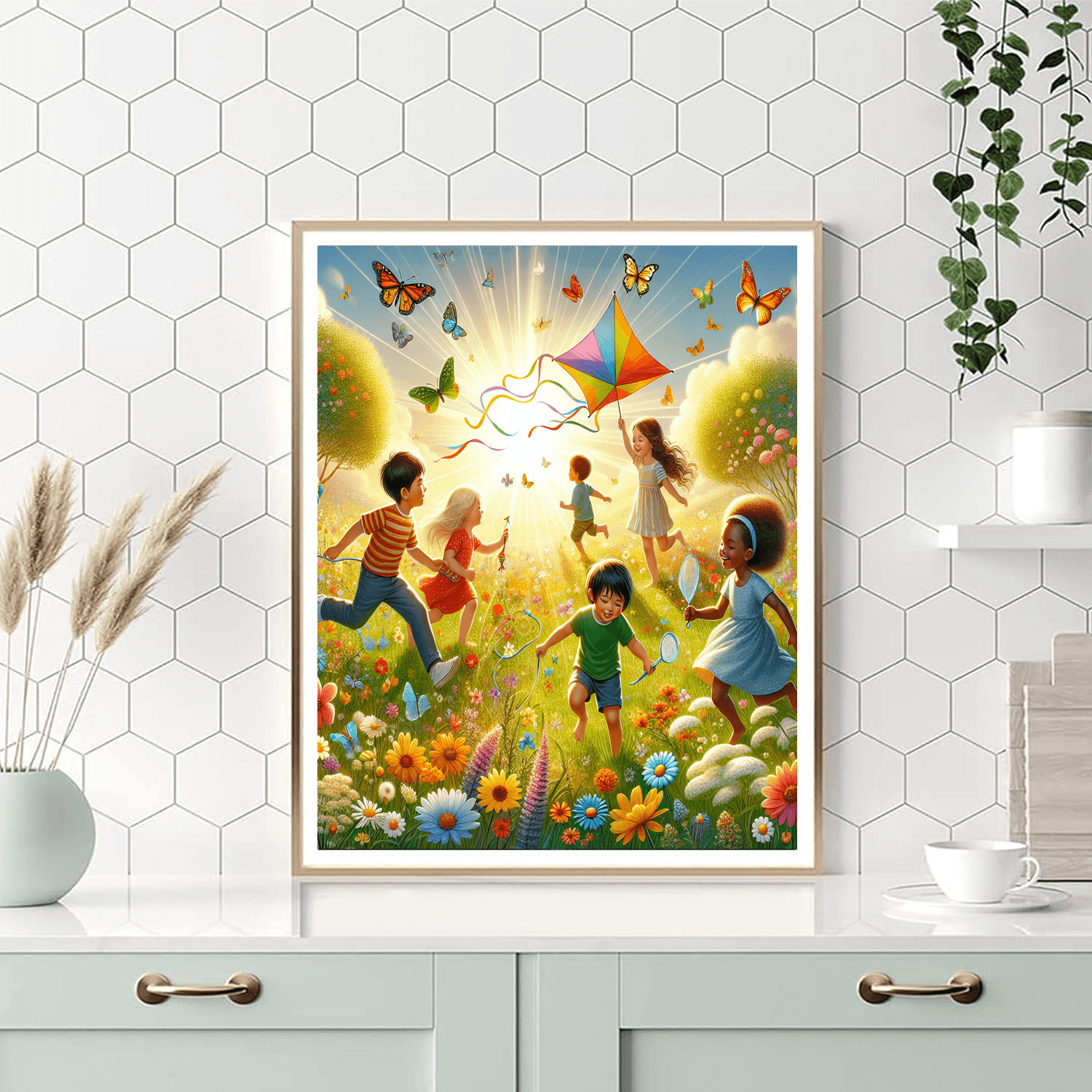 Joyful Summer Adventure Painting Number Kit