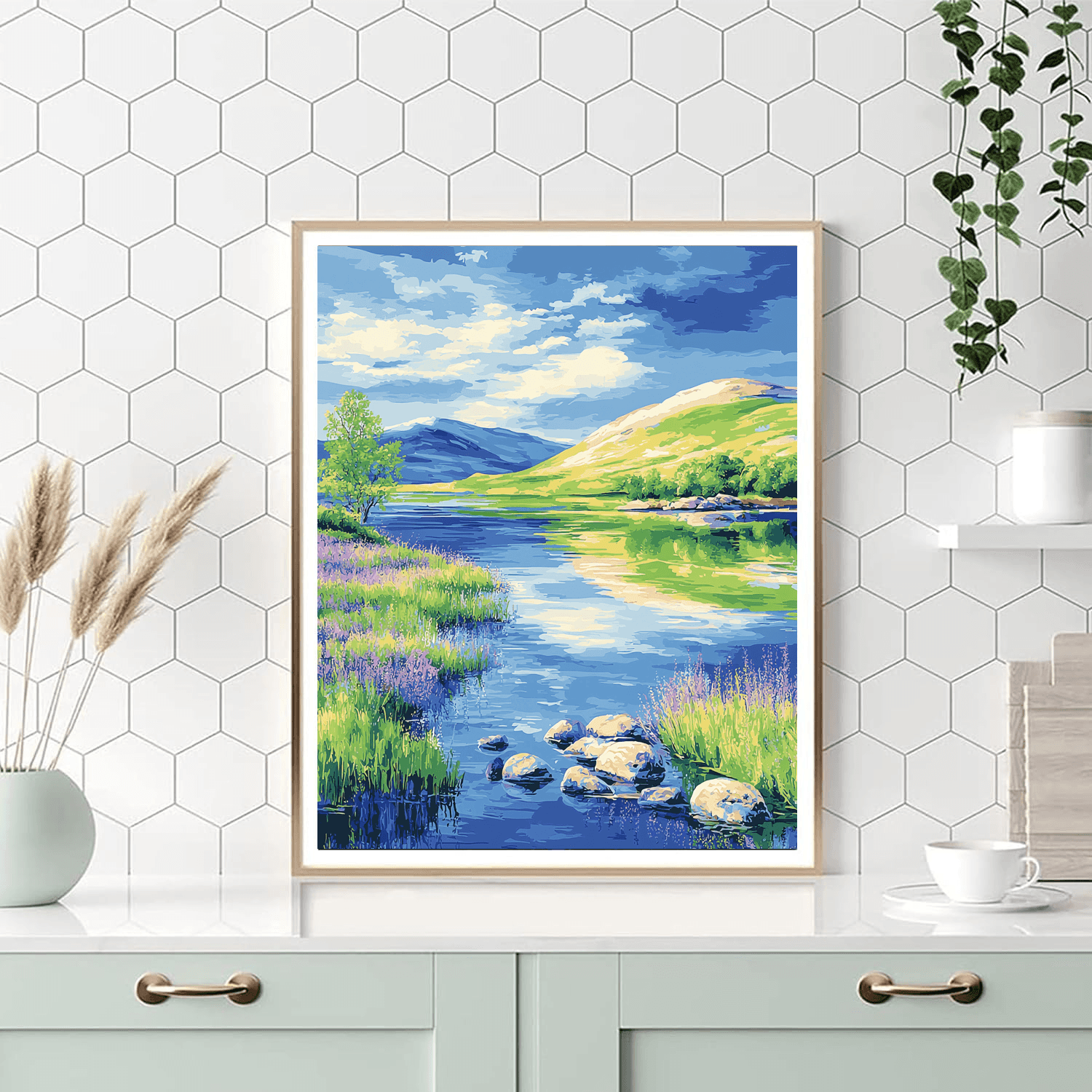 Turner Inspired Mystical Lake Reflection Paint By Numbers Kits