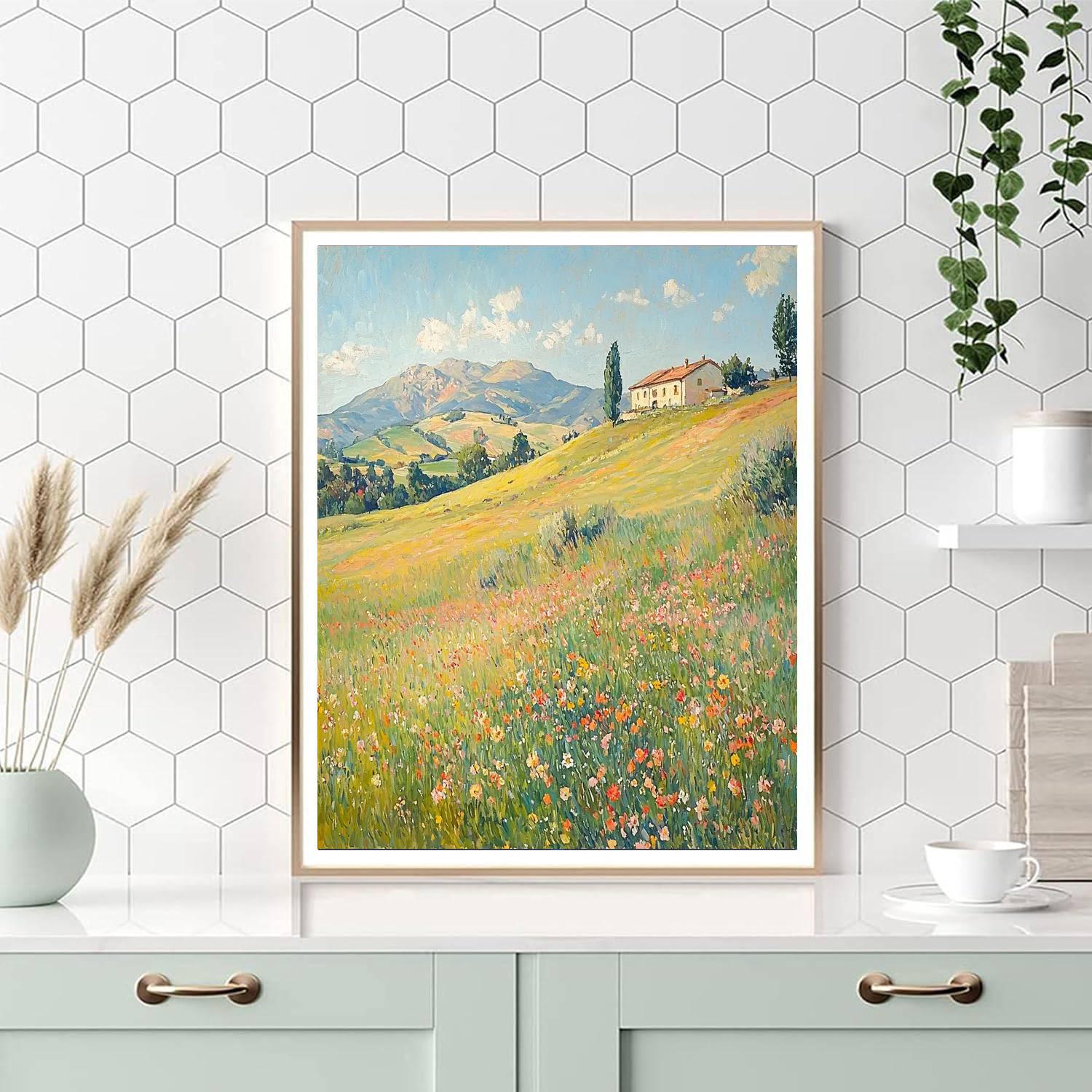 Paul Cézanne Inspired Ethereal Meadow  Paint By Numbers Kits