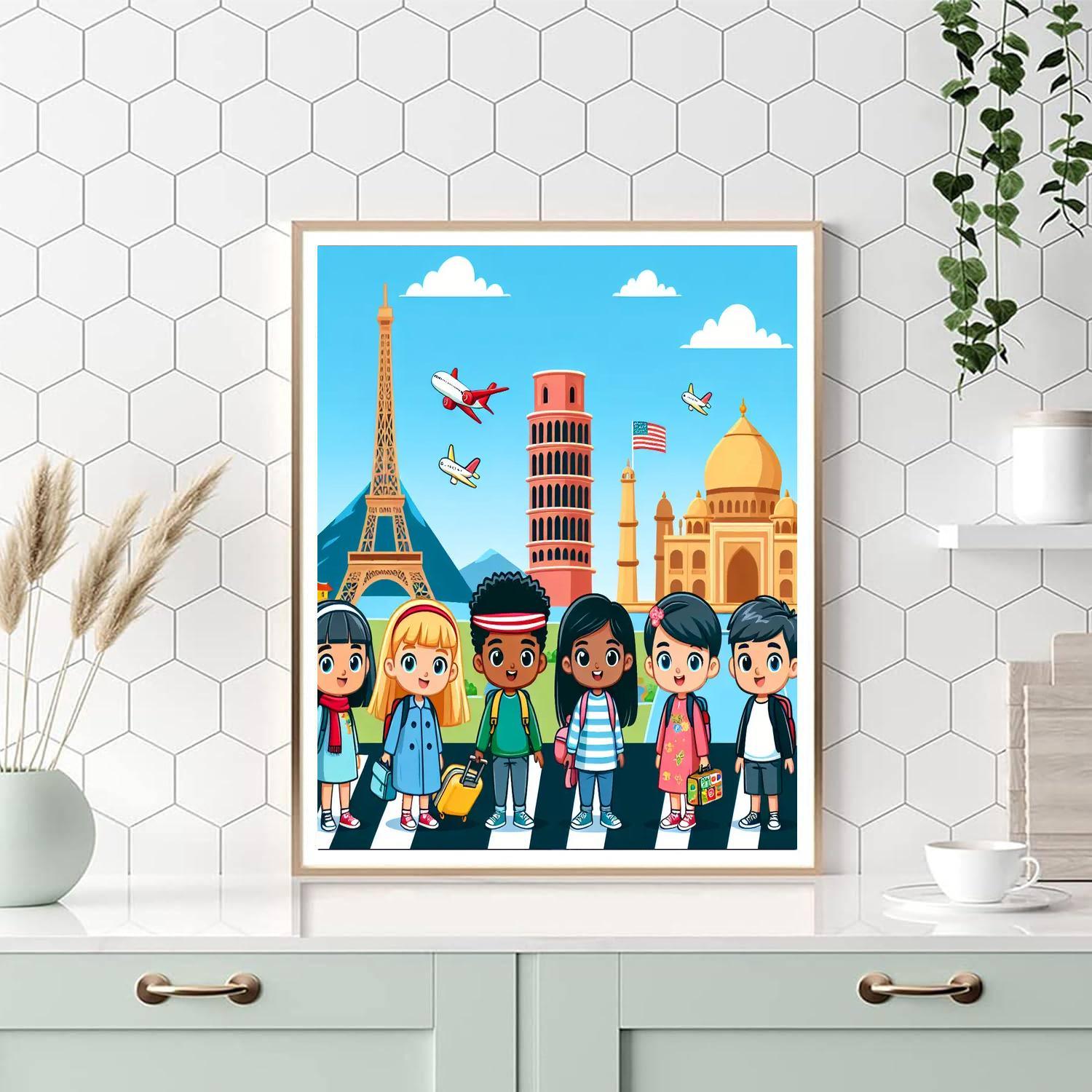 Cultural Discovery Voyage Painting Number Kit