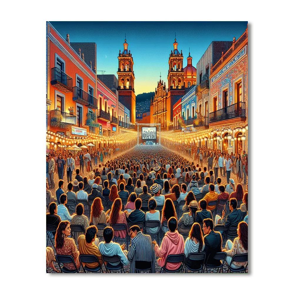 Festival Internacional De Cine De Guanajuato - Mexico Painting By Numbers Kit