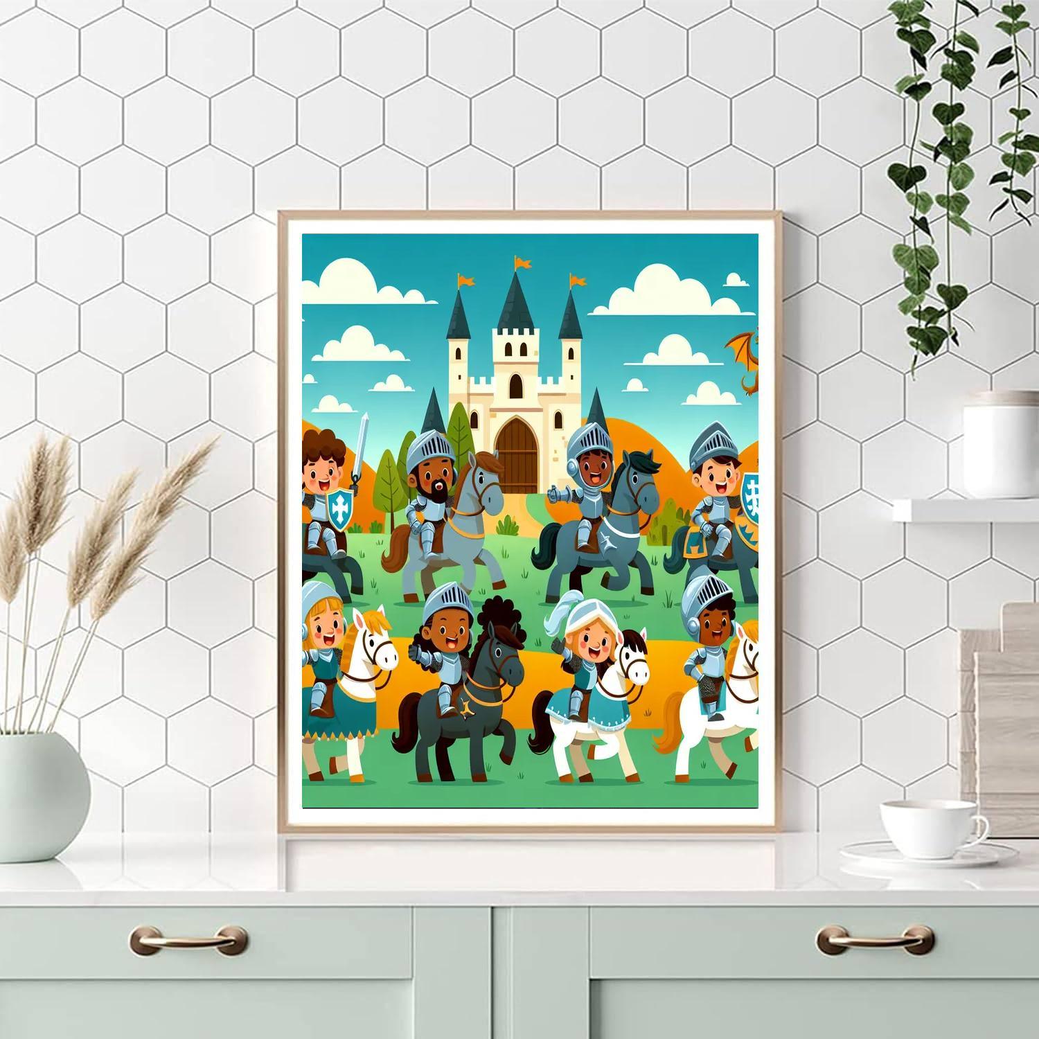 Knights' Quest Numbered Painting Kits