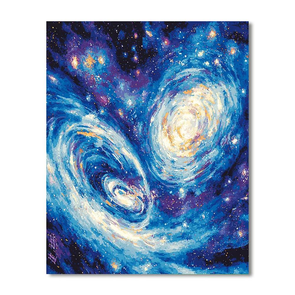 Jean-Michel Basquiat Inspired Celestial Musings  Paint By Numbers Kits