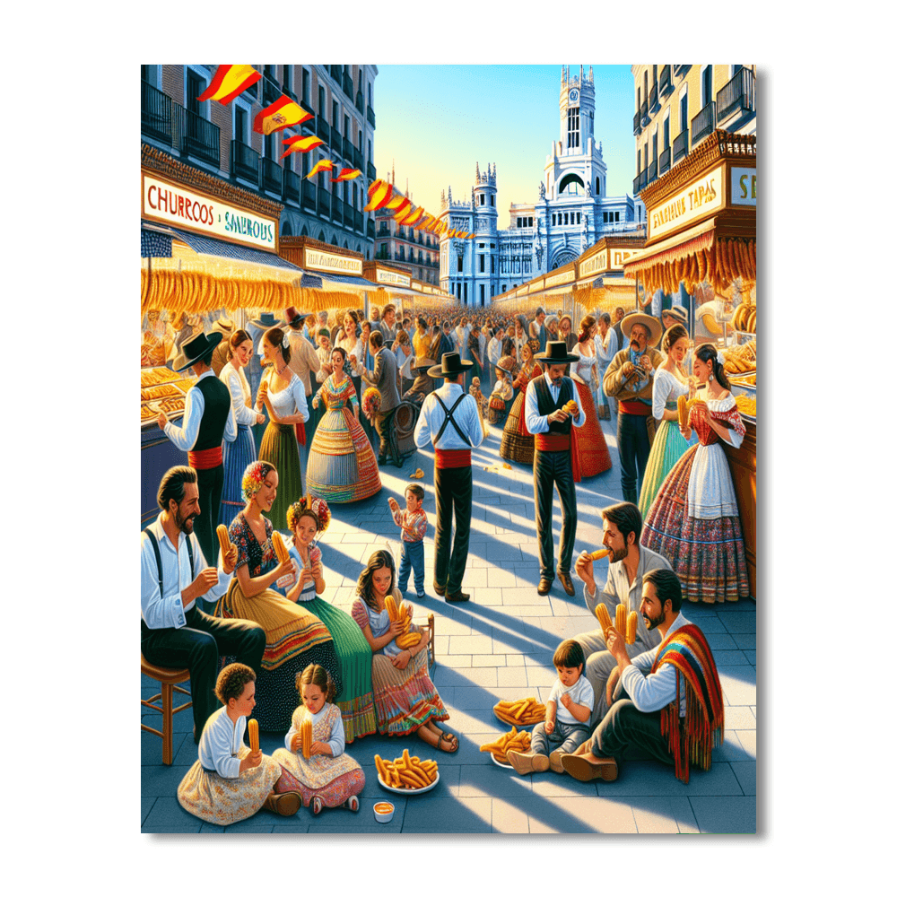 Feria De San Isidro - Spain Paint By Numbers