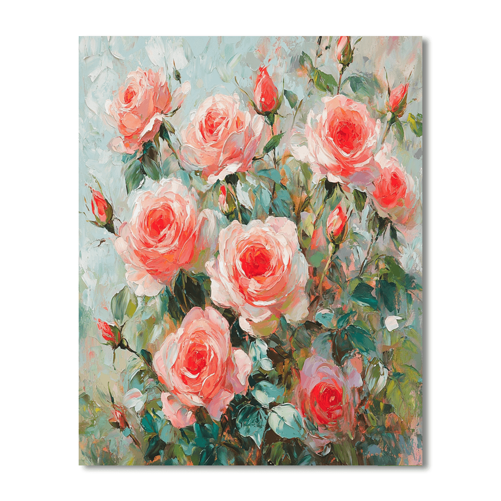 Pierre-Auguste Renoir Inspired Timeless Roses  Paint By Numbers Art