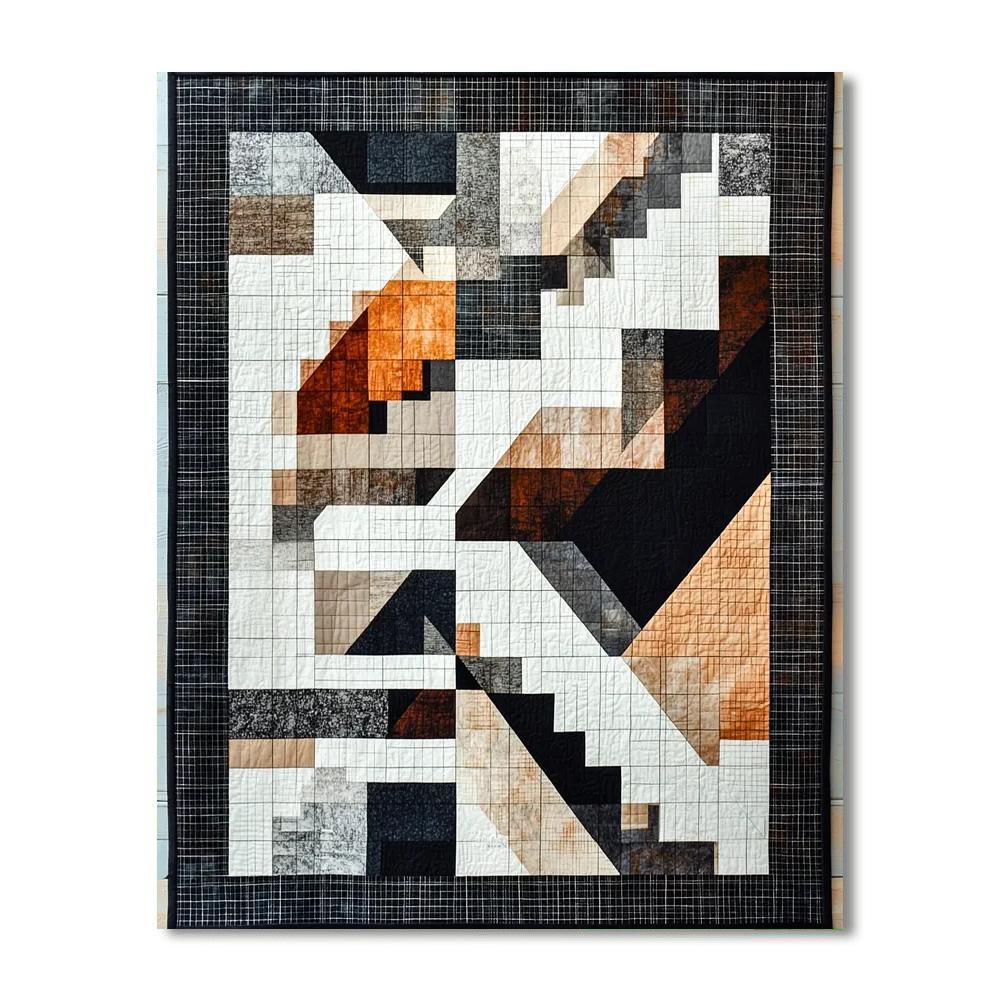 M.C. Escher Inspired Abstract Tapestry  Number Painting