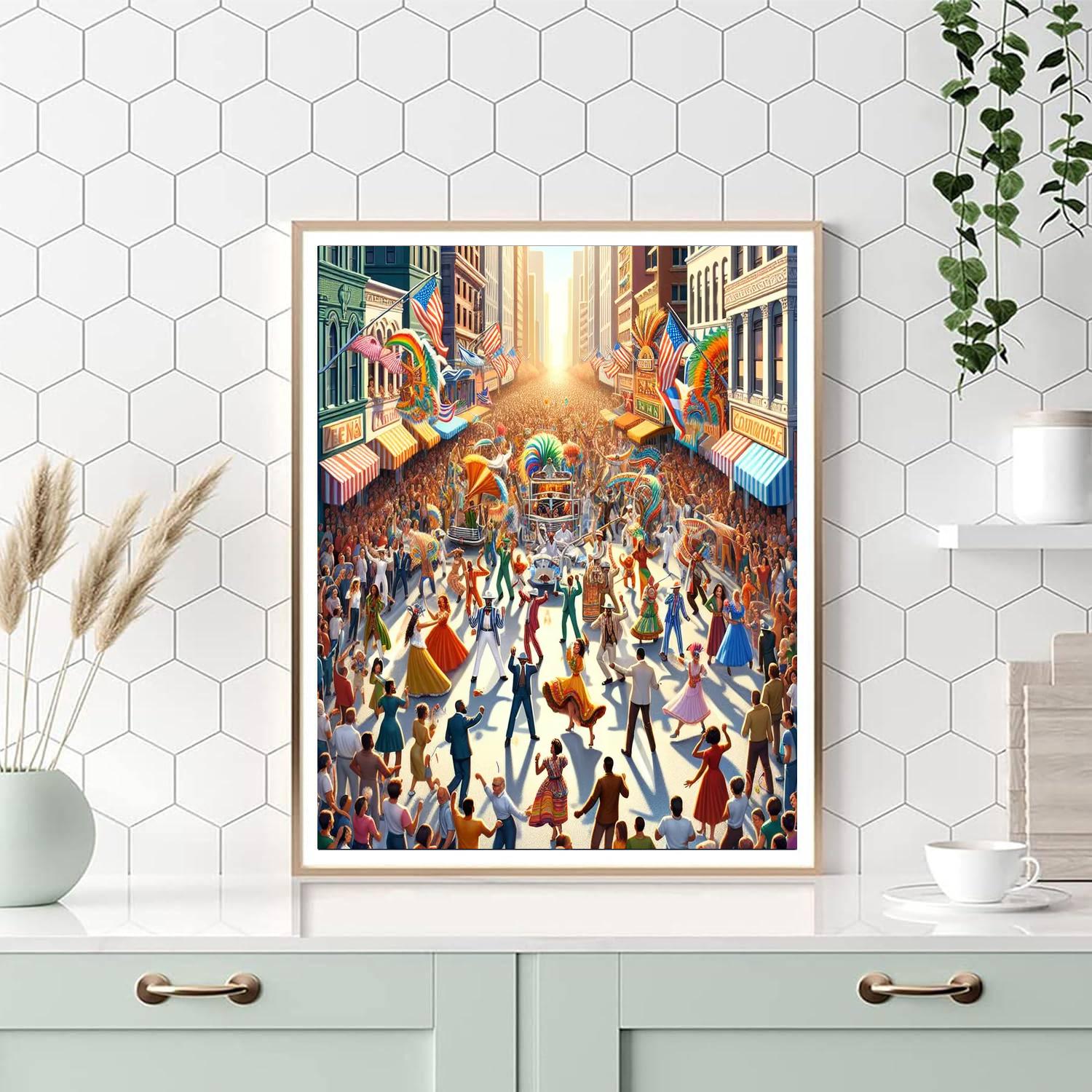 Día De La Raza - New York City Painting Number Kit