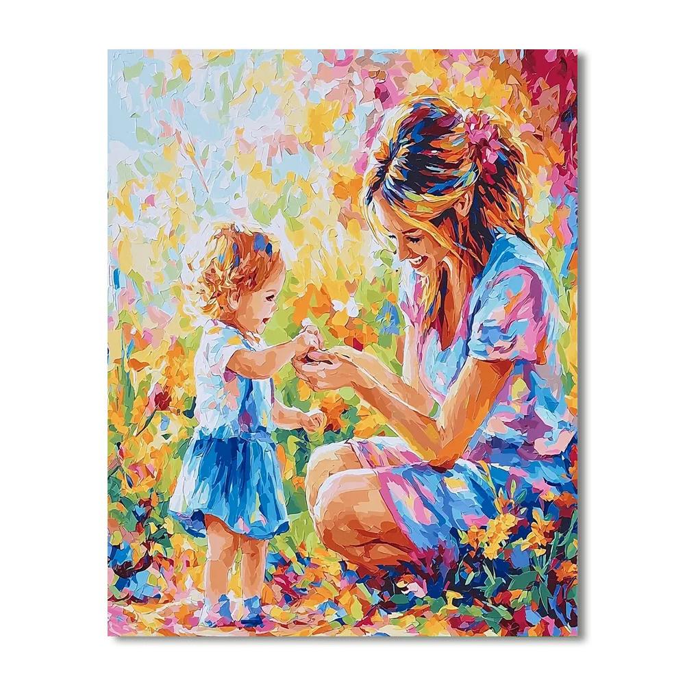 Mom's Gentle Guidance Painting Number Kit