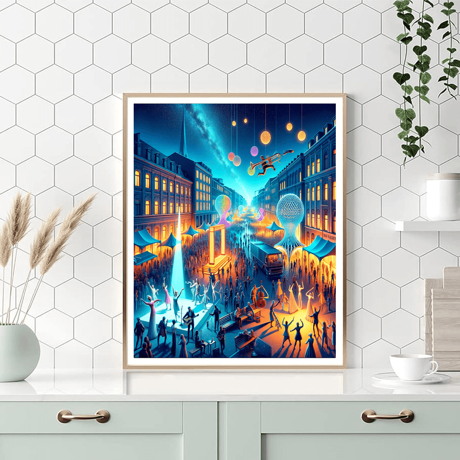 Helsinki's Night Of The Arts - Finland Paint By Number