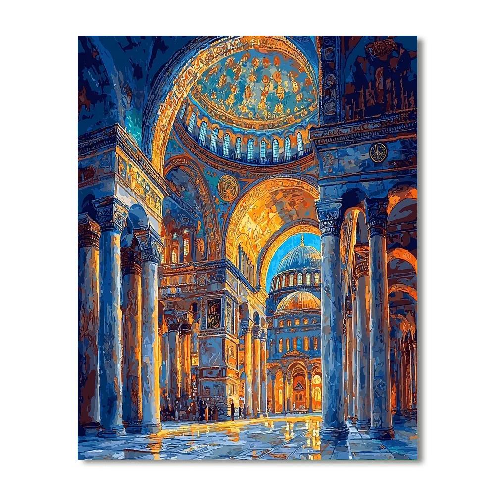Hagia Sophia Paint By Color