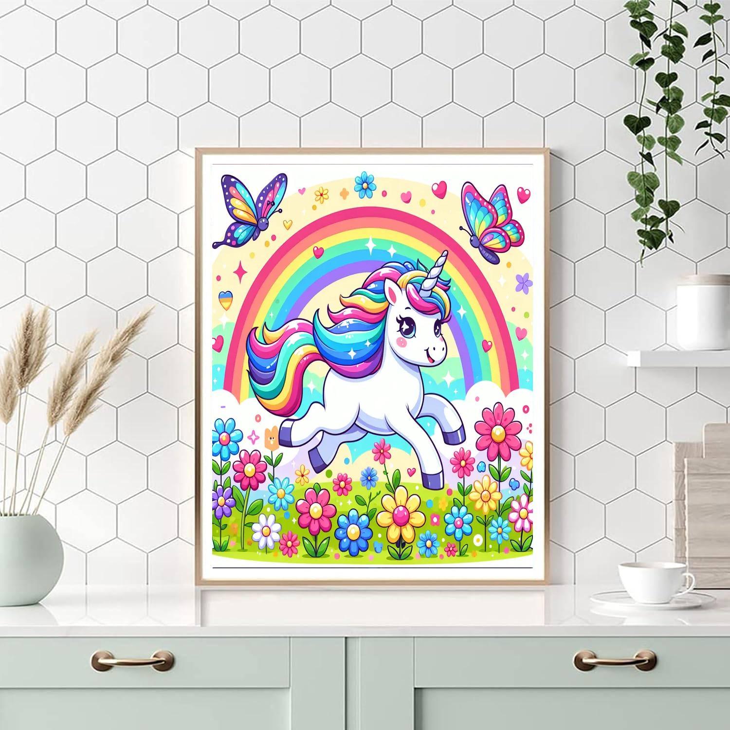 Enchanted Unicorn Fantasy Numbered Painting Kits
