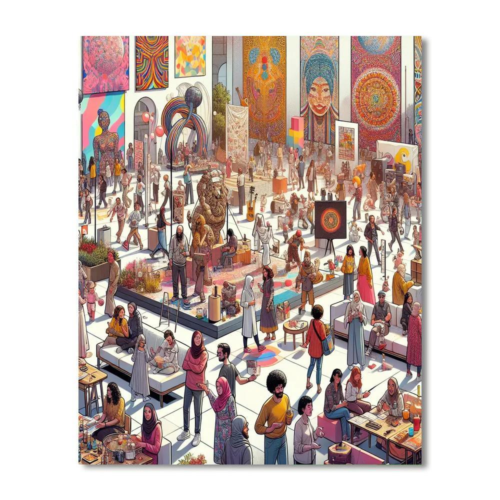 World Art Day - Worldwide Paint By Numbers Art