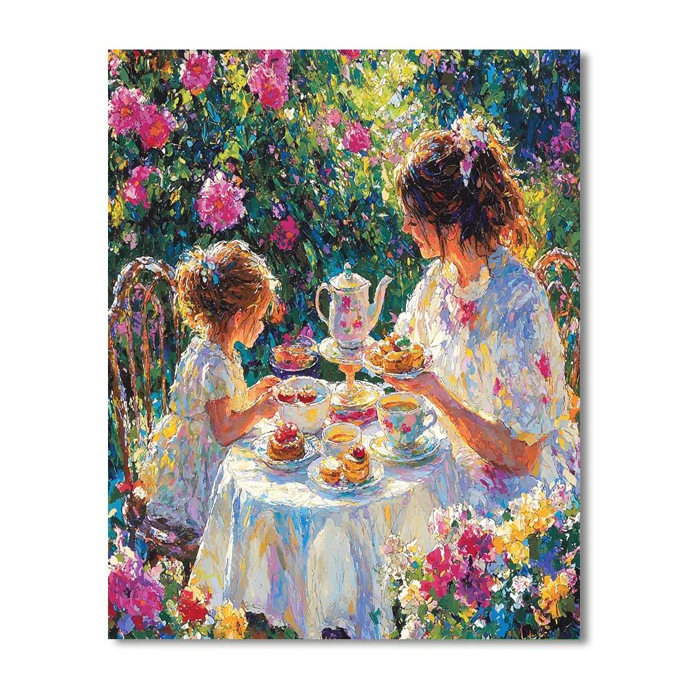 Sweet Tea Time DIY Paint By Numbers