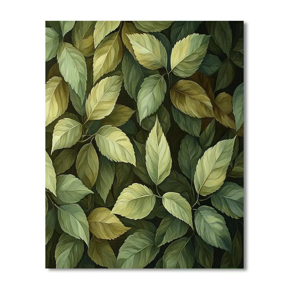 Leonardo Da Vinci Inspired Verdant Dreams  Paint By Number