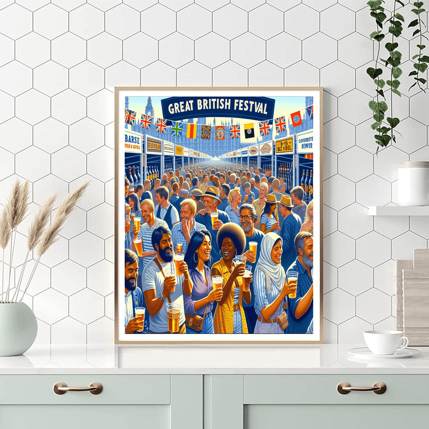 The Great British Beer Festival - United Kingdom Paint By Color