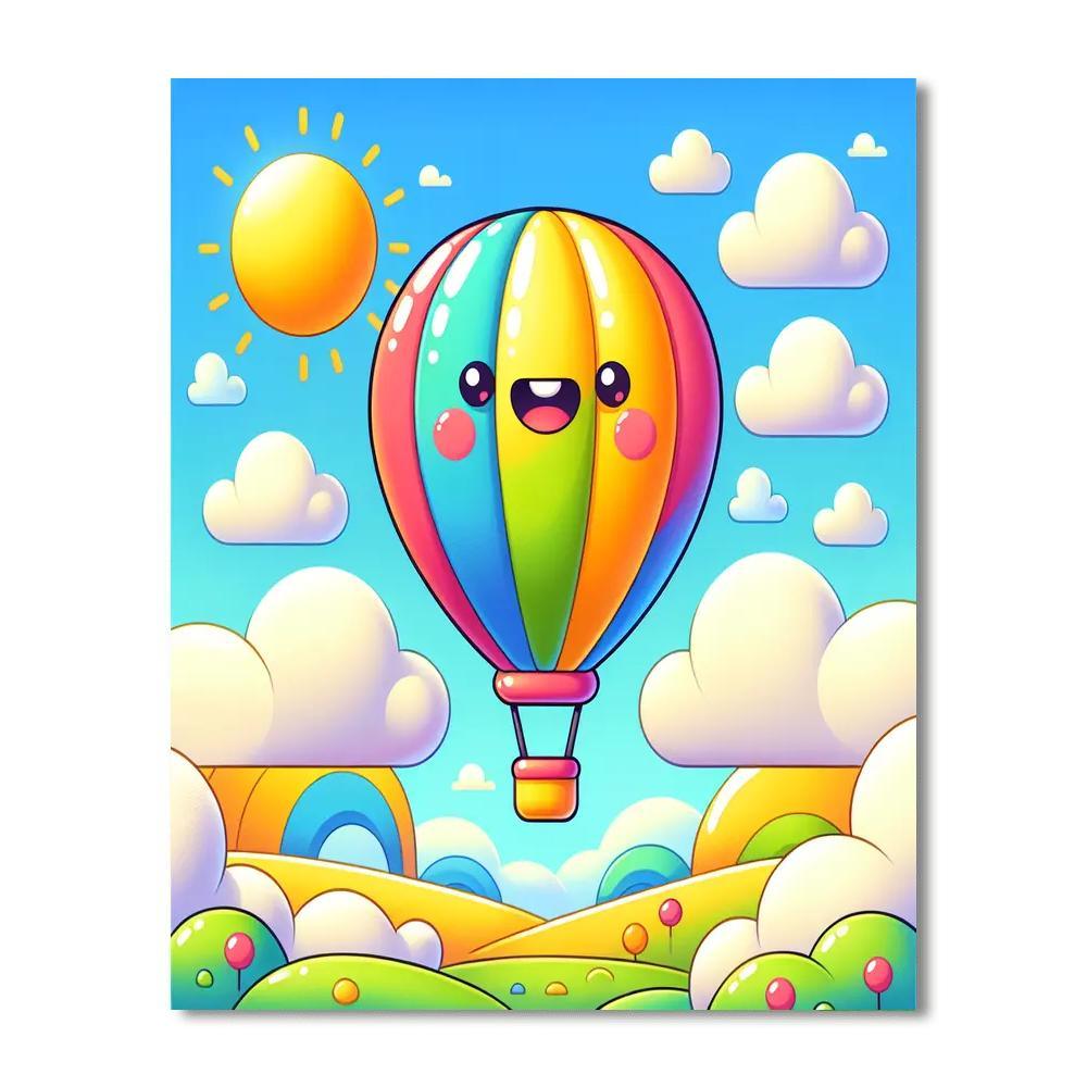 Adventure In A Balloon Paint By Numbers Kits
